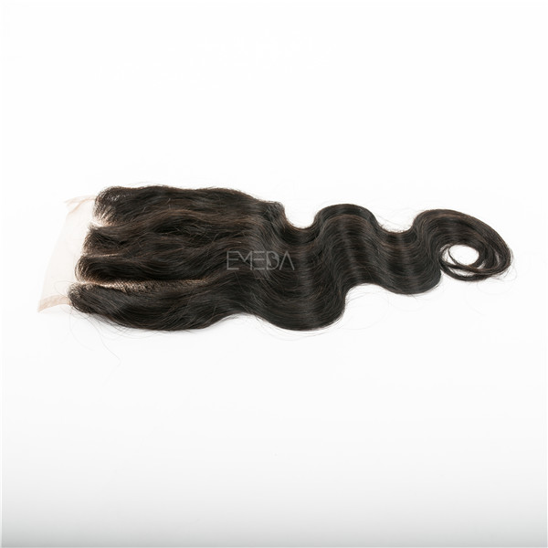 three part body wave lace closure  LJ38